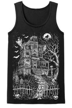 Haunted Mansion T-shirt [White] -Vampirefreaks Sale Store haunted mansion t shirt graphic t shirt 717348