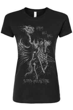 Headless Horseman T-shirt [Gray] -Vampirefreaks Sale Store headless horseman sleepy hollow womens tshirt