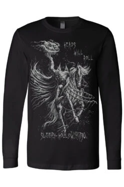 Headless Horseman T-shirt [Gray] -Vampirefreaks Sale Store headless horseman t shirt gray graphic t shirt 255926