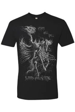 Headless Horseman T-shirt [Gray] -Vampirefreaks Sale Store headless horseman t shirt gray graphic t shirt 866387
