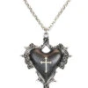Spiked Black Heart Necklace -Vampirefreaks Sale Store heart necklace fa814e1b 3996 4a25 99e7 d4c491ece70c