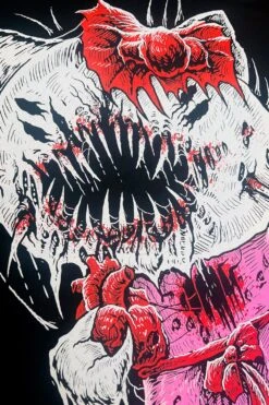 Hell Kitty T-shirt -Vampirefreaks Sale Store hell kitty t shirt graphic t shirt 315968