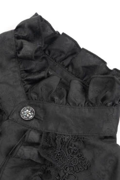 Van Helsing Vampire Hunter Button-Up Shirt -Vampirefreaks Sale Store high collar top