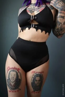 High Waisted Fishnet Bikini Bottoms 11 High Waisted Fishnet Bikini Bottoms -Vampirefreaks Sale Store high waisted fishnet bikini bottoms womens swimwear 584954