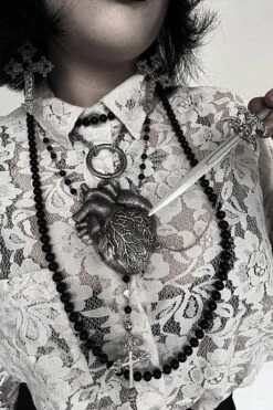 Holy Love Fool Necklace -Vampirefreaks Sale Store holy love fool necklace jewelry 330235