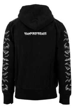 Night Flight Bat Hoodie -Vampirefreaks Sale Store hoodie back sleeves 4