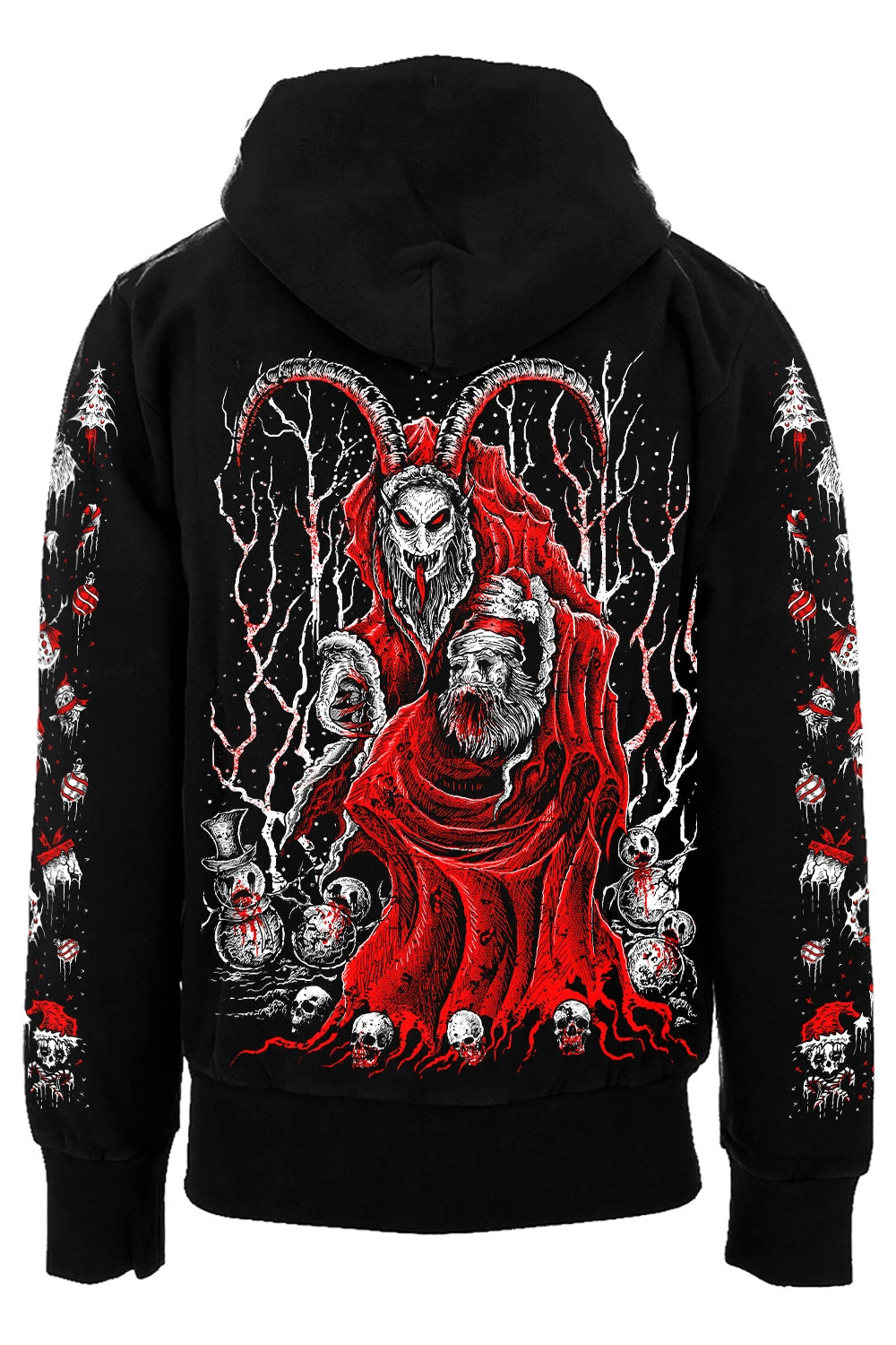 Krampus Killing Christmas Hoodie 2 Krampus Killing Christmas Hoodie - Image 2