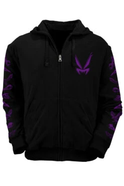 Quoth The Raven Hoodie [PURPLE] -Vampirefreaks Sale Store hoodie front 297165b4 6773 4d55 82c0 6486580bbab4