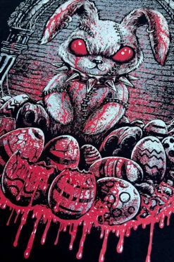 Bloody Bunny T-shirt -Vampirefreaks Sale Store horror easter shirt