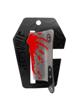 Cleaver Claw Clip [Silver Glitter] -Vampirefreaks Sale Store horror hair clip