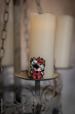 Hell Kitty Enamel Pin -Vampirefreaks Sale Store horror kitty pin