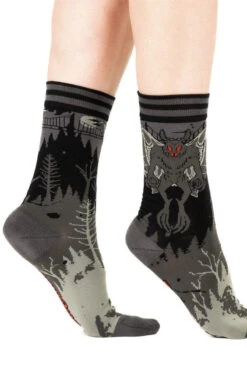 Mothman Crew Socks -Vampirefreaks Sale Store horror socks dc541e72 c388 45a0 839e aa367fa16c50