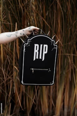 RIP Tombstone Backpack -Vampirefreaks Sale Store horror spike backpack