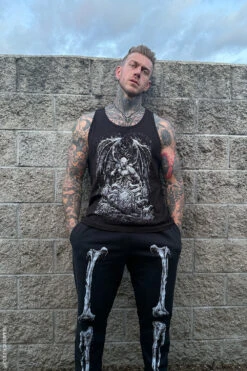 Cemetery Spawn T-shirt [METALLIC SILVER] -Vampirefreaks Sale Store horror tank top f59c81a6 f7b7 4d9f be7e e3413da48403