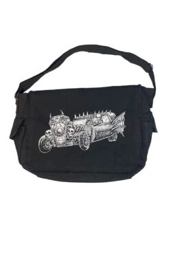 VampireFreaks Messenger Bag [Multiple Designs Available] -Vampirefreaks Sale Store hotrod hearse messenger bag 723ce376 de40 495d a429 7dfc65eae4b5