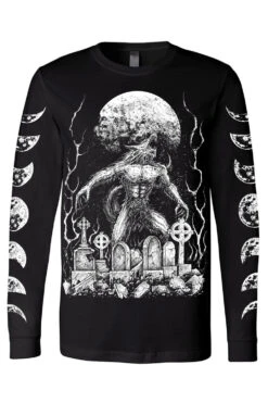 Howl At The Moon Werewolf T-shirt -Vampirefreaks Sale Store howl at the moon werewolf t shirt graphic t shirt 681416