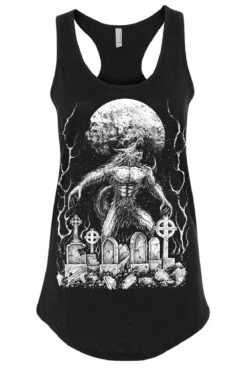 Howl At The Moon Werewolf T-shirt -Vampirefreaks Sale Store howl at the moon werewolf t shirt graphic t shirt 742225