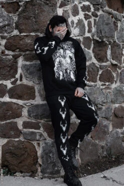 Wendigo Skull Joggers -Vampirefreaks Sale Store hypebeast clothing store