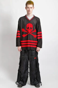 Tripp NYC X-Strap Space Out Pants [Black] -Vampirefreaks Sale Store hypsebeast pants