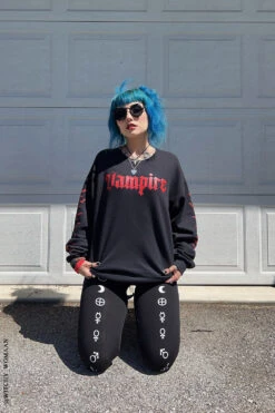 I'm A Vampire Sweatshirt -Vampirefreaks Sale Store im a vampire sweatshirt mens outerwear 167495