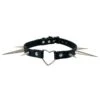 Impaler Long Pointy Spiked Heart Choker [SILVER] -Vampirefreaks Sale Store impaler long pointy spiked heart choker silver chokers 712510