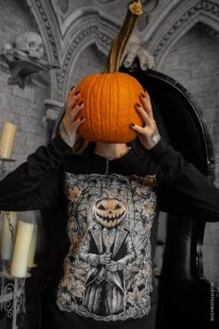 Jack-O-Lantern Gentleman T-shirt -Vampirefreaks Sale Store jack o lantern gentleman t shirt graphic t shirt 295766