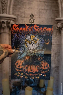 Spooky Season Jigsaw Puzzle -Vampirefreaks Sale Store jack o lantern puzzle