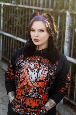 Spooky Season Hoodie -Vampirefreaks Sale Store jackolantern hoodie