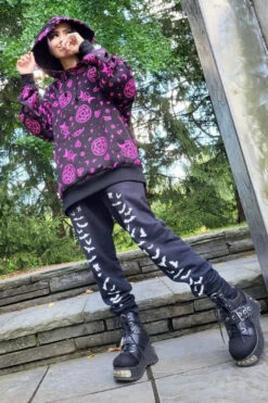 Vampire Bat Joggers [WHITE BATS] -Vampirefreaks Sale Store jogger2 9d688a43 8781 44fd b9d7 9abc966e65f7