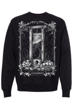 Judgement Guillotine Tarot Card Sweatshirt 4 Judgement Guillotine Tarot Card Sweatshirt -Vampirefreaks Sale Store judgement guillotine tarot card sweatshirt mens outerwear 943766