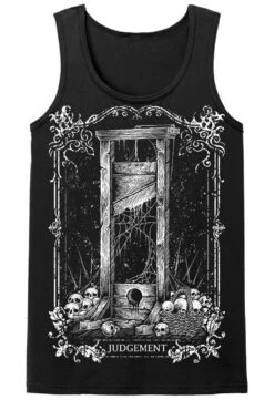 Judgement Guillotine Tarot Card T-shirt -Vampirefreaks Sale Store judgement guillotine tarot card t shirt graphic t shirt 291419
