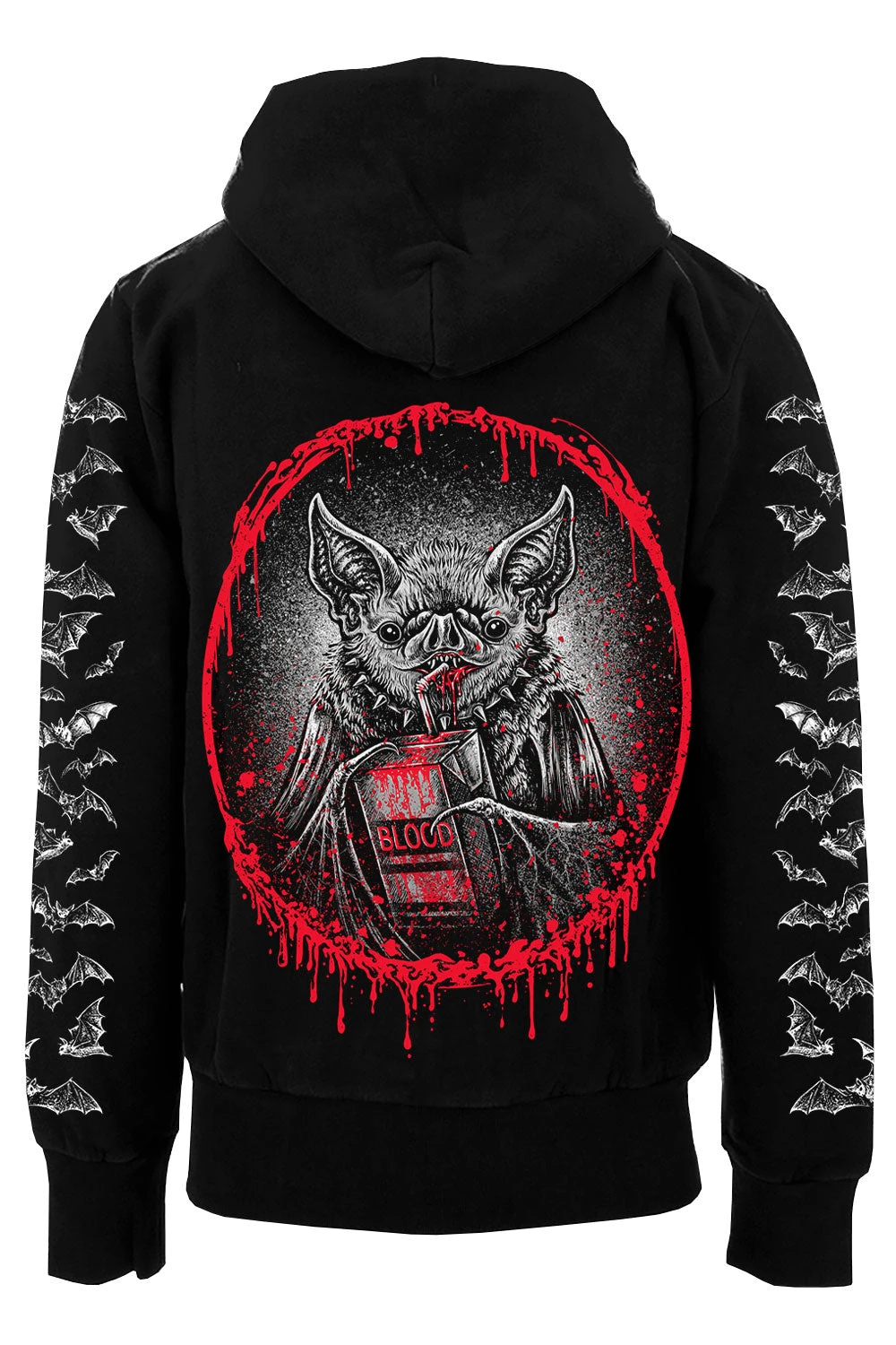 Bat Blood Snack Time Hoodie 1 Bat Blood Snack Time Hoodie