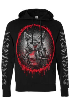 Bat Blood Snack Time Hoodie 19 Bat Blood Snack Time Hoodie -Vampirefreaks Sale Store juice box bat pullover hoodie bat sleeves