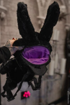 RIP Rabbit Plush Backpack 23 RIP Rabbit Plush Backpack -Vampirefreaks Sale Store kawaii bag