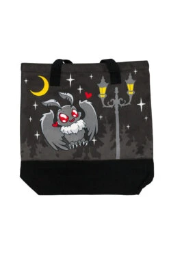 Cute Mothman Canvas Tote Bag -Vampirefreaks Sale Store kawaii bag b502a629 de65 4b29 a930 982bcb97b76e