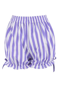 Striped Bloomers [Light Purple/White]