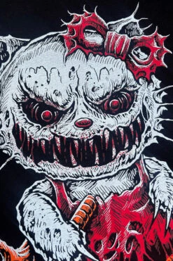 Hell-O-Ween Kitty T-shirt -Vampirefreaks Sale Store kawaii goth clothing