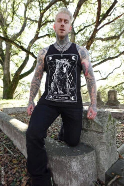 Strength Kitty Tarot T-shirt -Vampirefreaks Sale Store kitty tank top