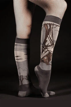 Bat Knee High Socks