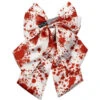 Blood Splatter Knife Satin Hair Bow -Vampirefreaks Sale Store knife hair bow