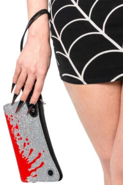 Glitter Cleaver Mini Clutch Wallet -Vampirefreaks Sale Store knife wallet