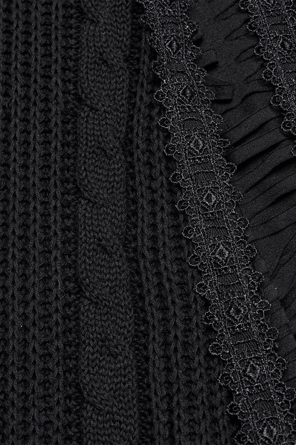 Siren's Wail Distressed Lace-Up Skirt 7 Siren's Wail Distressed Lace-Up Skirt - Image 7