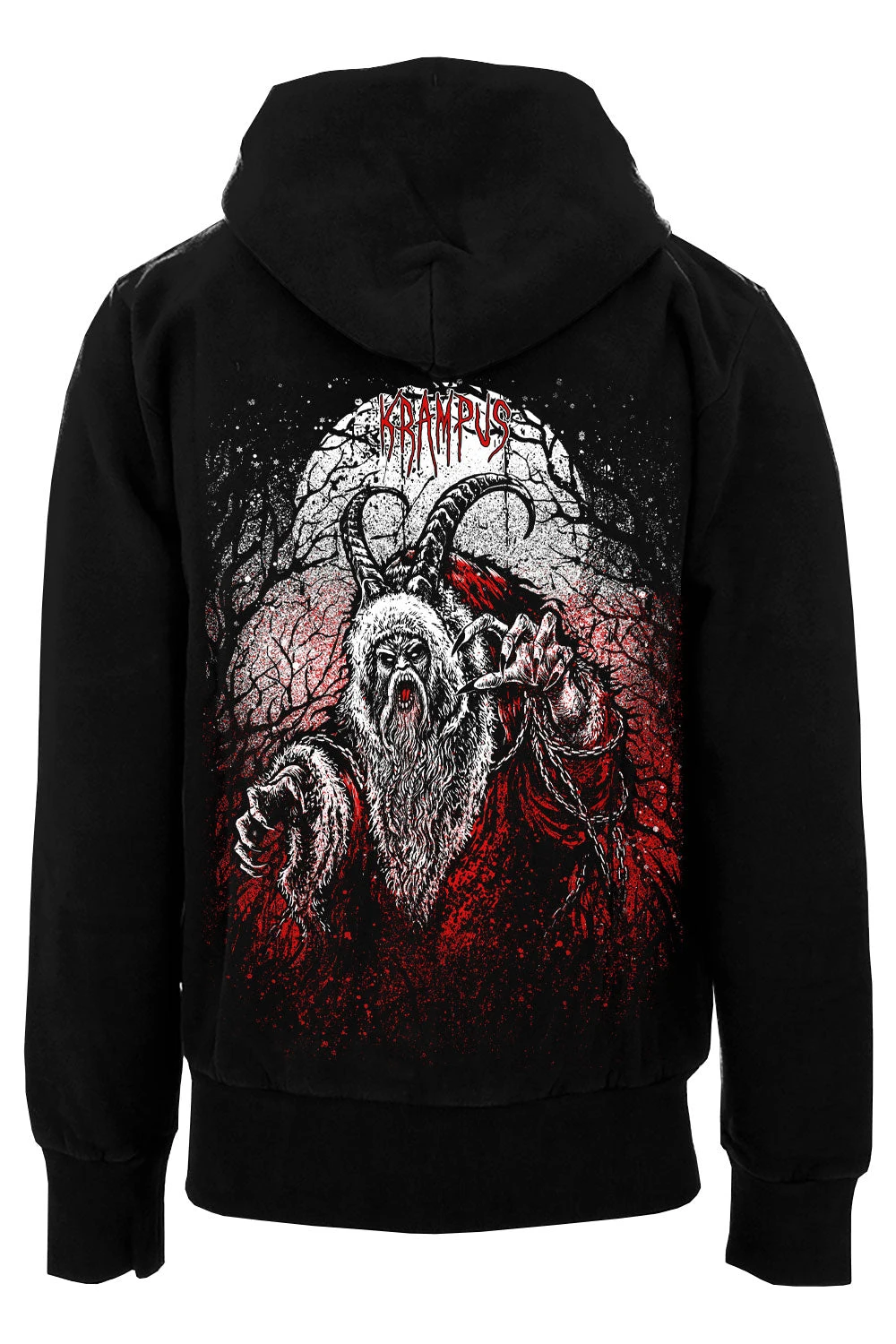 Naughty List Krampus Hoodie 5 Naughty List Krampus Hoodie - Image 5