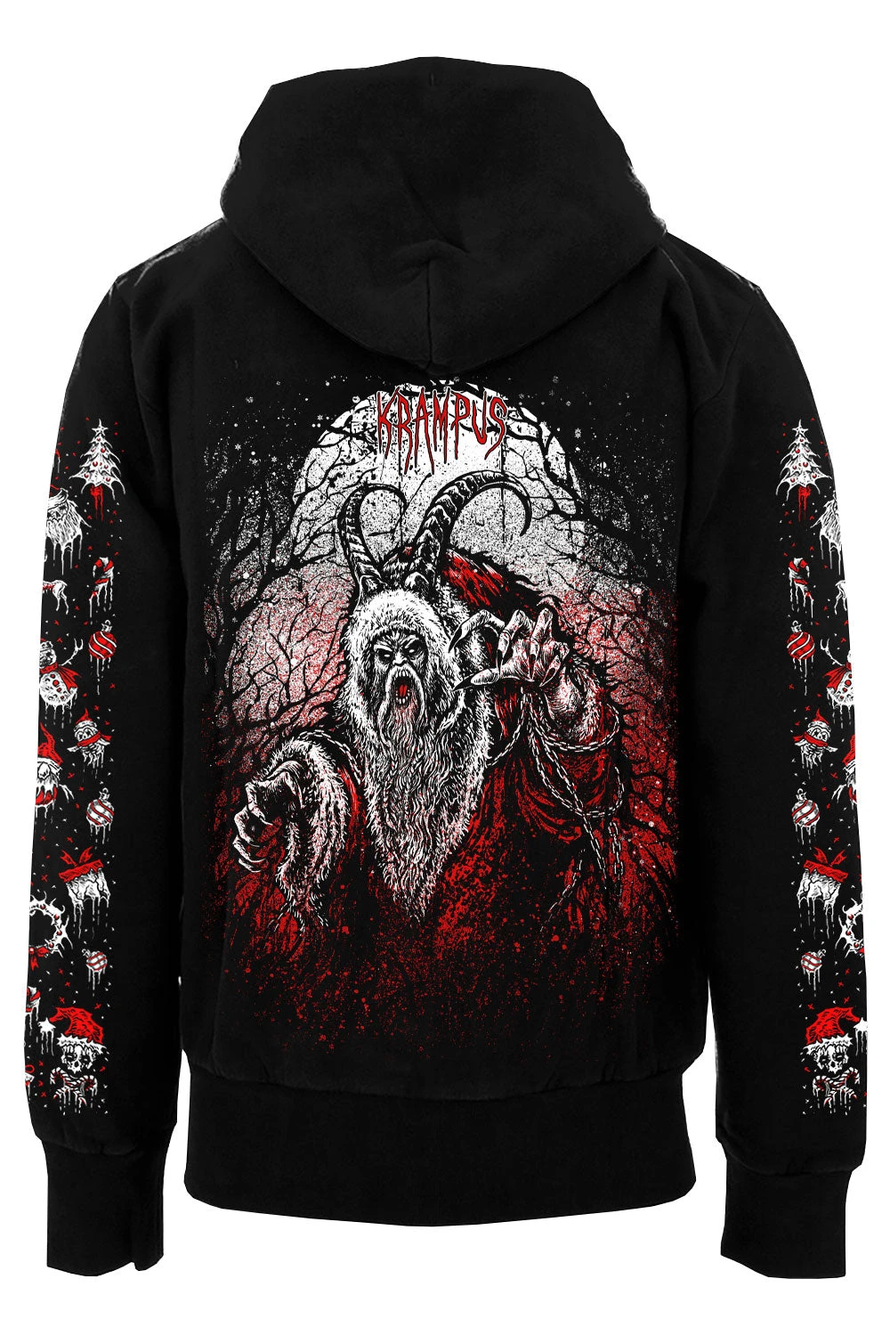 Naughty List Krampus Hoodie 2 Naughty List Krampus Hoodie - Image 2