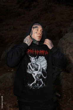 Merry Krampus Hoodie -Vampirefreaks Sale Store krampus jackets