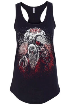 Naughty List Krampus Tee [Multiple Styles Available] -Vampirefreaks Sale Store krampus racerback tank xmas goth