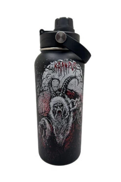 Naughty List Krampus 32 Oz Water Bottle