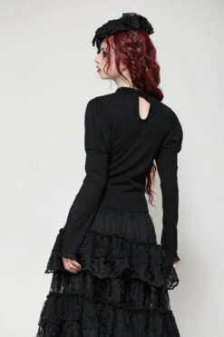 Prohibition Puffed Shoulder Blouse -Vampirefreaks Sale Store lace blouse 7784af76 22cf 4875 a416 cfa68c1d8c68