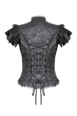 Ghost Waltz Ruffle Sleeve Top -Vampirefreaks Sale Store lace blouses ad42cbfa 31b7 4a4c a39e 6856e51b1c0e