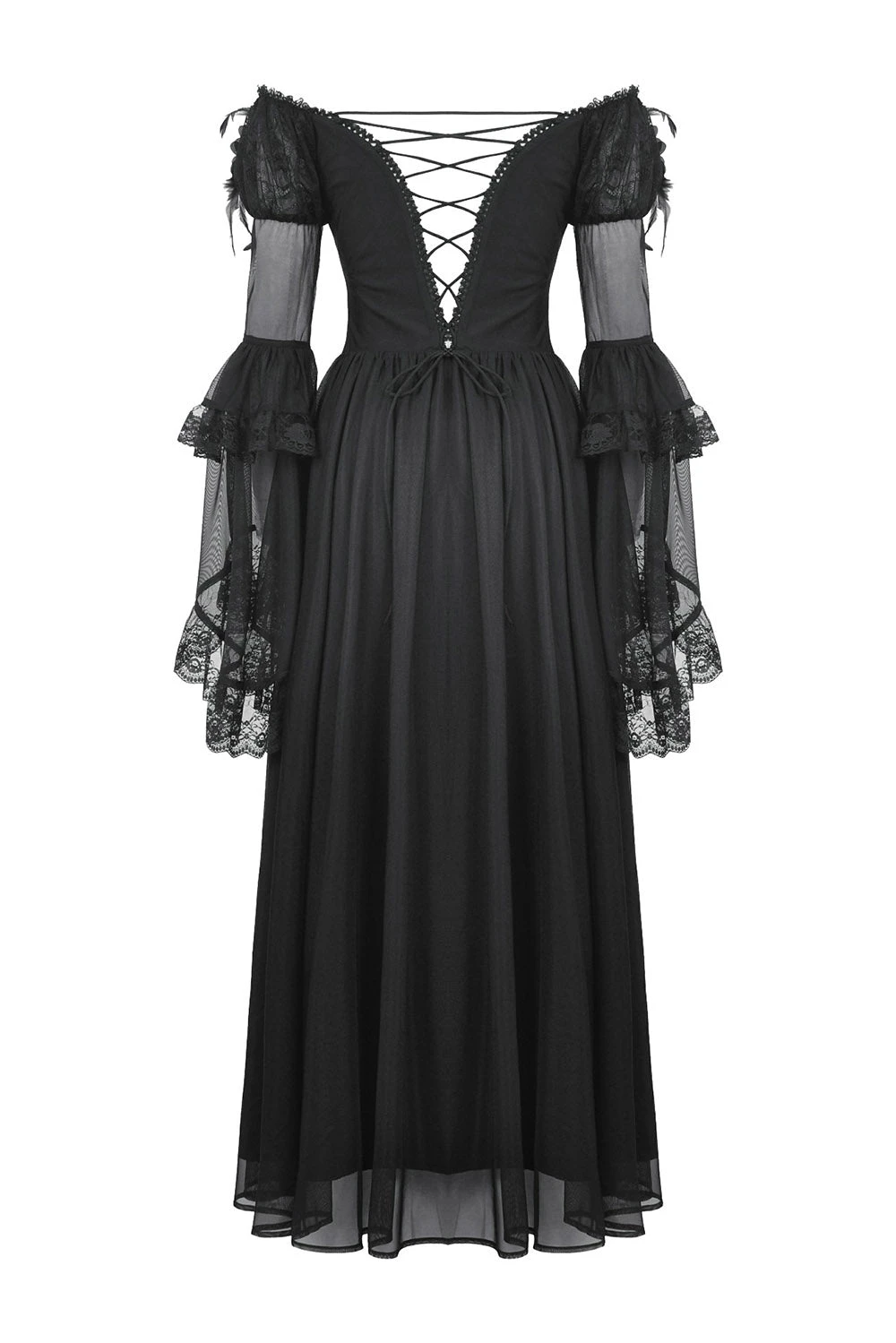 Melancholy Off-the-Shoulder Mesh Dress 8 Melancholy Off-the-Shoulder Mesh Dress - Image 8